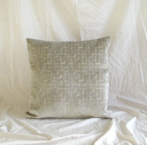 Chique sierkussen Jade in velvet beige